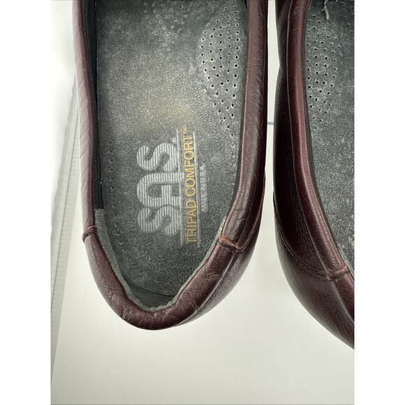 SAS Easier Tripad Comfort, Antique‎ Wine, Slip On Loafers, Woman's 8.5 EUC - Picture 3 of 9